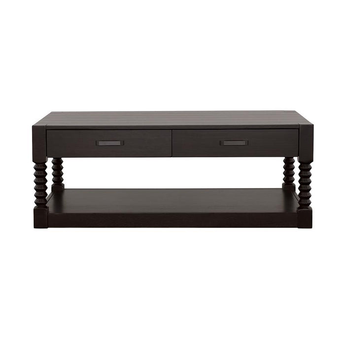 Meredith 2-drawer Coffee Table Coffee Bean - VIP FURNITURE (NJ)