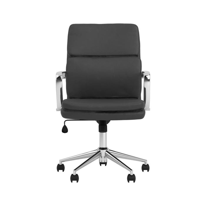 Ximena Standard Back Upholstered Office Chair Black - VIP FURNITURE (NJ)