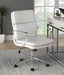Ximena Standard Back Upholstered Office Chair White - VIP FURNITURE (NJ)