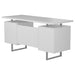 Lawtey Floating Top Office Desk Weathered Grey - VIP FURNITURE (NJ)