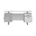 Lawtey Floating Top Office Desk White Gloss - VIP FURNITURE (NJ)