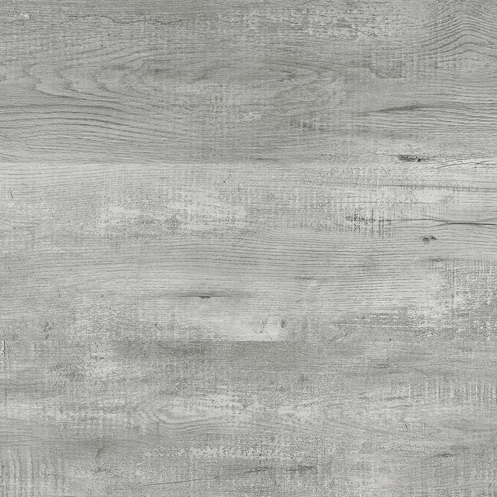 Emelle 2-drawer Glass Top Writing Desk Grey Driftwood and Chrome - VIP FURNITURE (NJ)