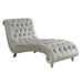 Lydia Tufted Cushion Chaise with Nailhead Trim Grey - VIP FURNITURE (NJ)