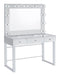 Umbridge 3-drawer Vanity with Lighting Chrome and White - VIP FURNITURE (NJ)