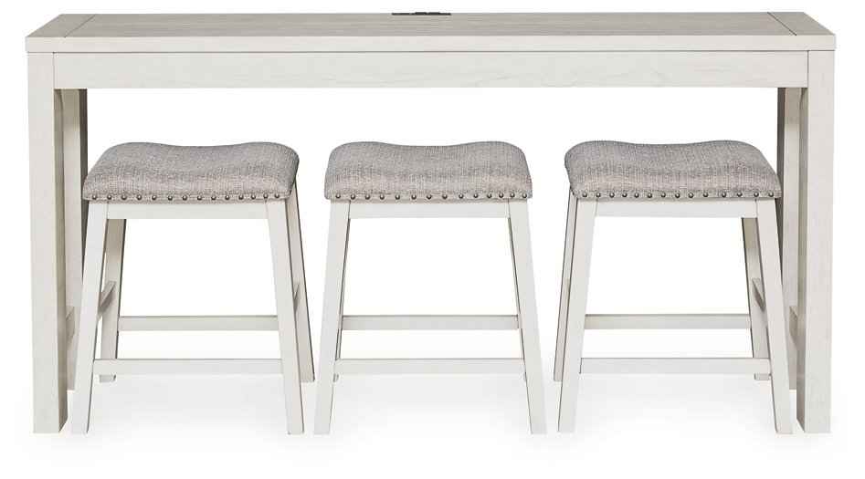 Robbinsdale Counter Height Dining Table and 3 Barstools Set