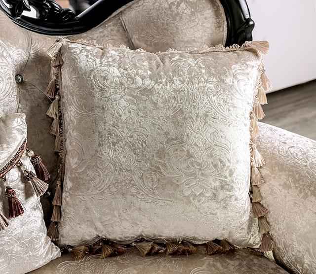 Acapulco White & Espresso Loveseat