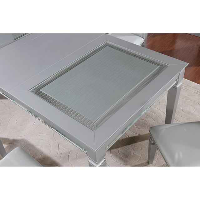 Alena Silver Dining Table