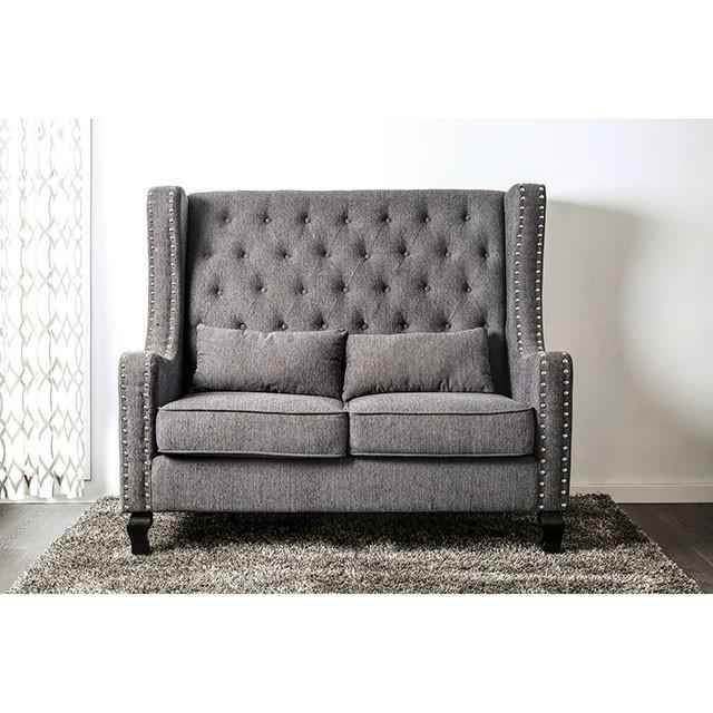 Alicante Love Seat Bench, Gray