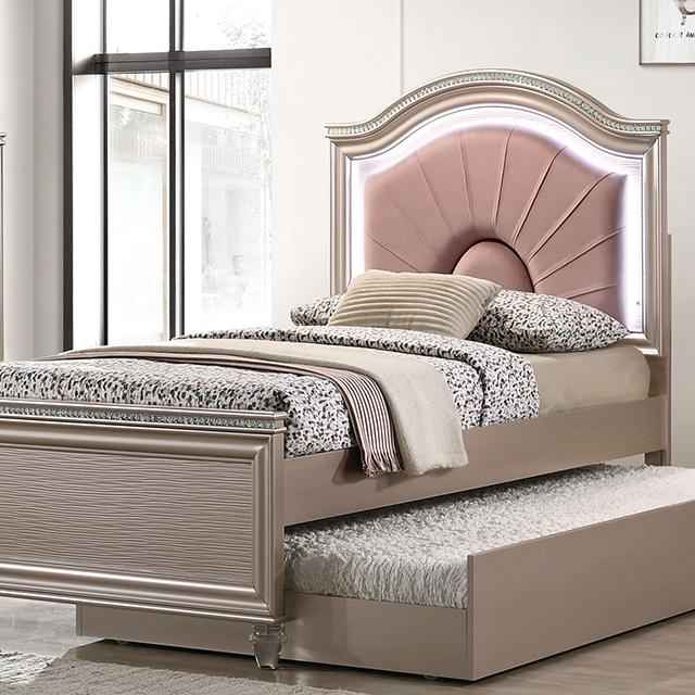 Allie Bed Beige & Pink