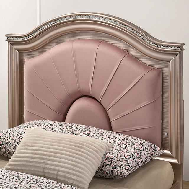 Allie Bed Beige & Pink