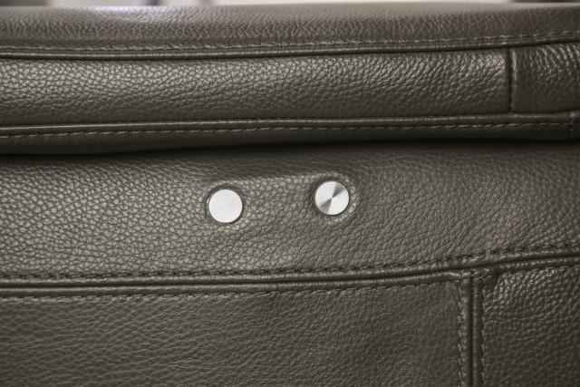 ALTAMURA Power Loveseat, Gray & Beige