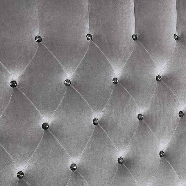 Alzir Bed Grey & Blue