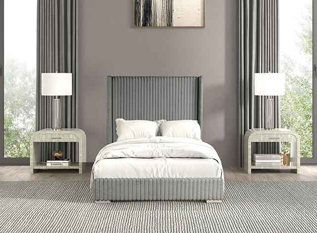 Cadwell Bed Black, Grey, Pink & White