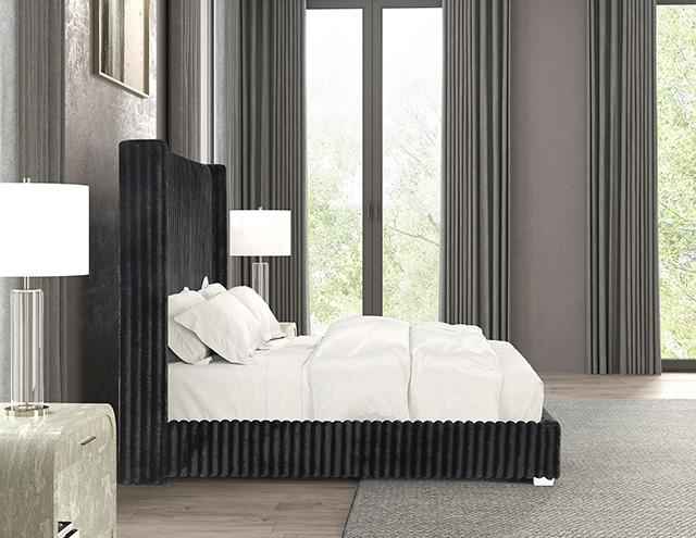 Cadwell Bed Black, Grey, Pink & White