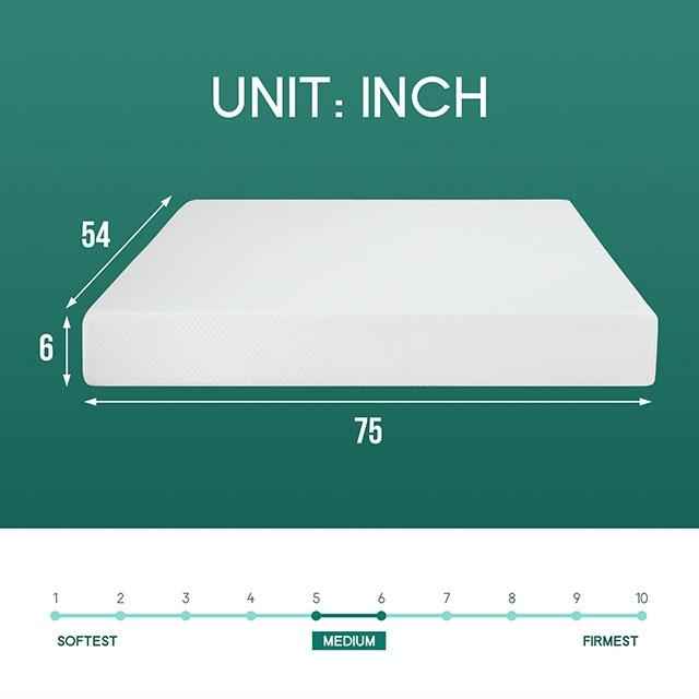 Artemisia 6" Full Memory Foam Mattress