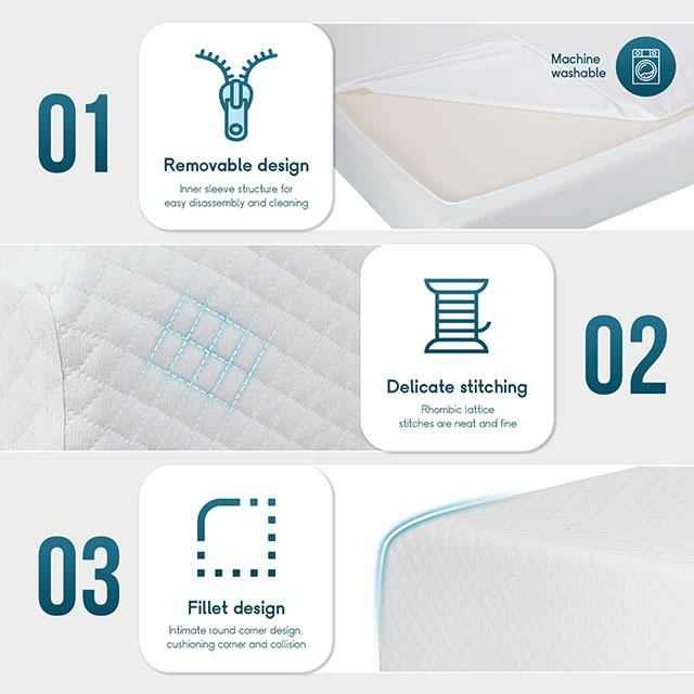 Artemisia 6" Memory Foam Mattress White