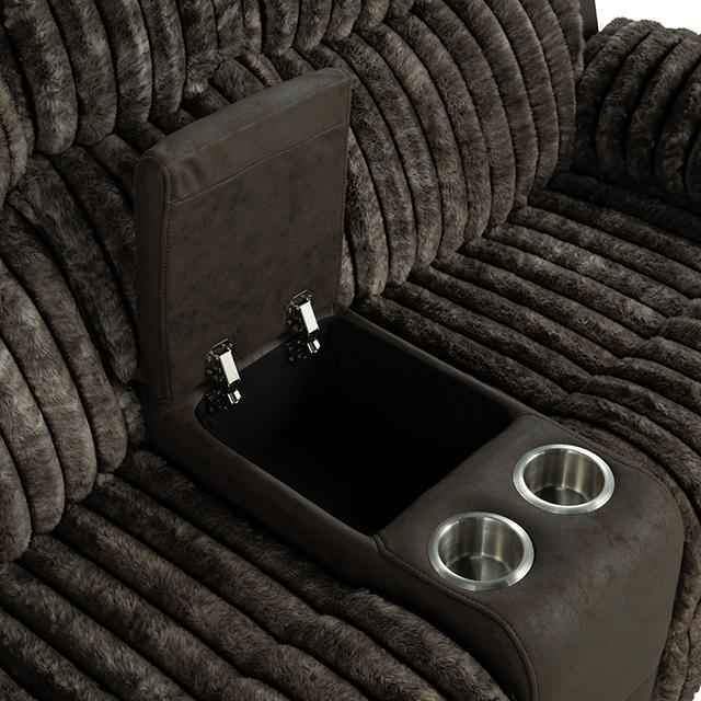 Dionysus Manual Reclining Loveseat Brown