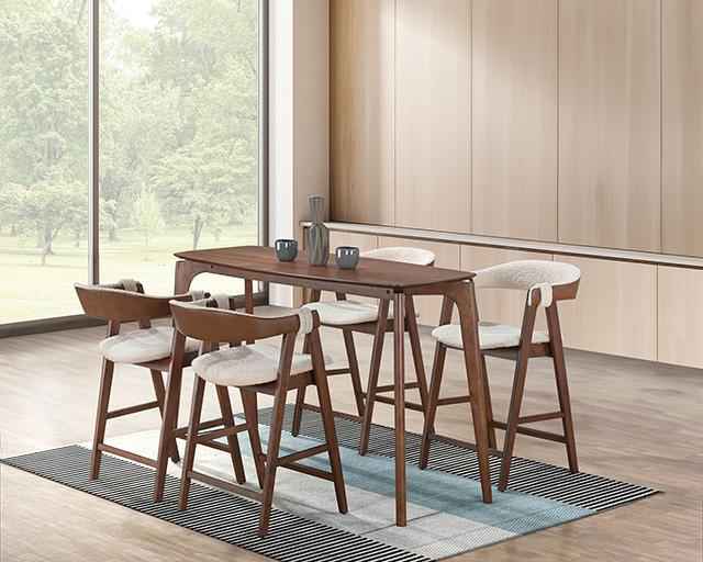 Ebikon 5 Pc Counter Ht Table Set