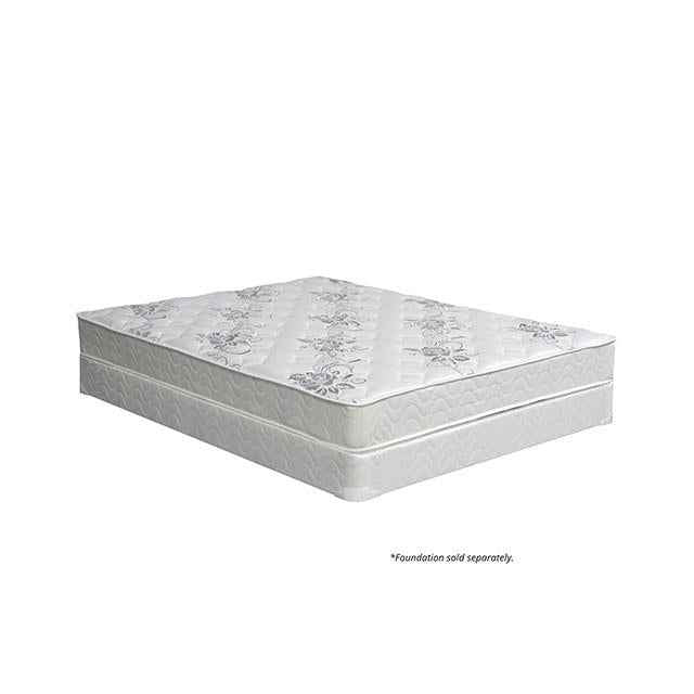 ELBERTYNA White 8" Tight Top Mattress, Cal.King