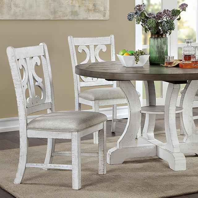 AULETTA Round Dining Table, Gray