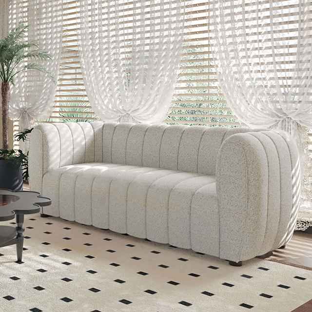 AVERSA Loveseat, Black, Gray, & White