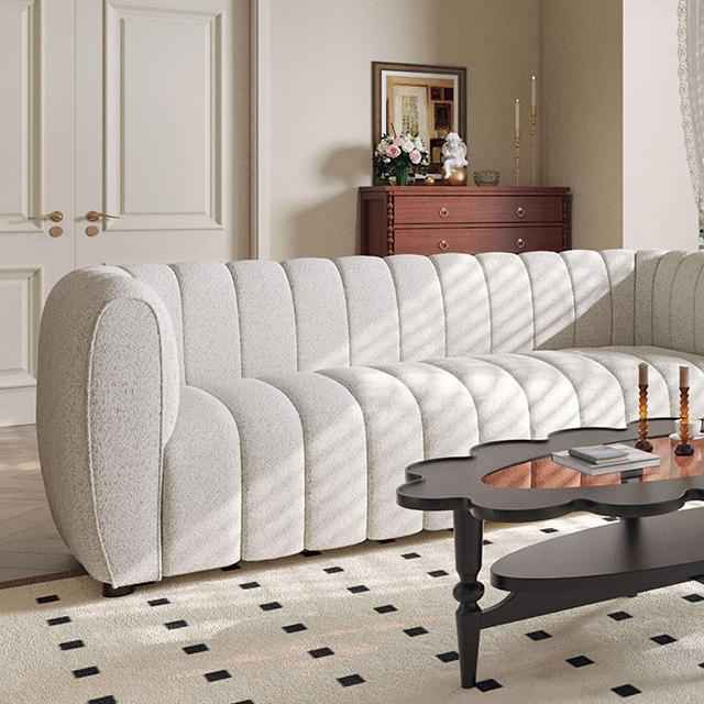 AVERSA Sofa, Black, Gray, & White