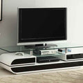 Evos Black/White 63" TV Console