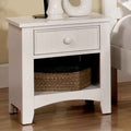 Corry White Night Stand