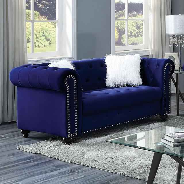 GIACOMO Loveseat, Blue