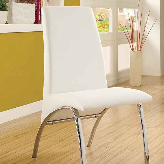 Glenview White Side Chair