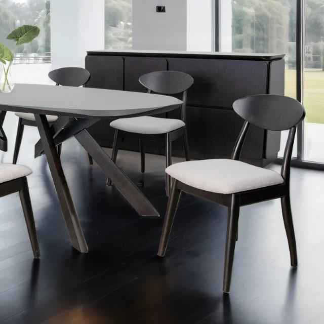 Beale Dining Chair (2/CTN) Natural, Brown, & Beige