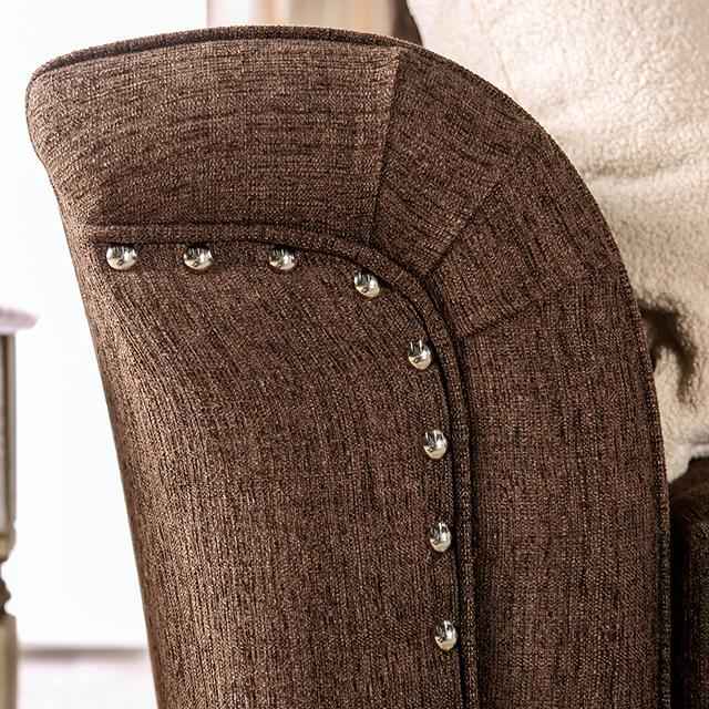 BELSIZE Loveseat Grey, Beige, & Choclate