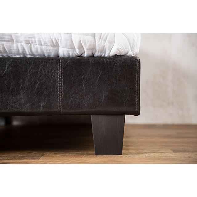 Evans E.King & Cal.King Bed Espressso, White, & Camel