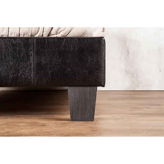 Velen Black Cal.King, E.King, Full, & Twin Bed Black & White