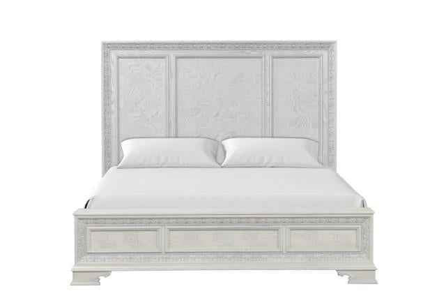 Stella Mia 4 Pc 5 Pc Queen Bedroom Set White