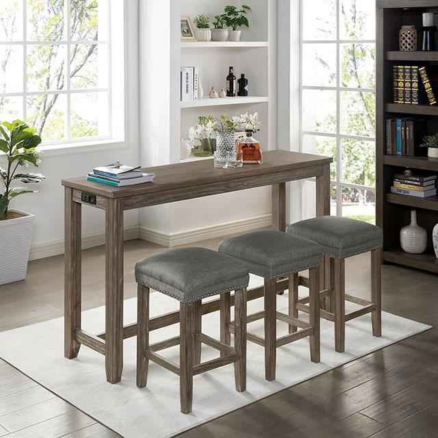 Caerleon 3 & 4 Piece Counter Ht. Set Gray & Blue
