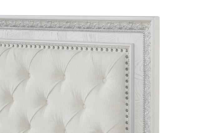 Stella Mia E.King & Queen Bed White & White