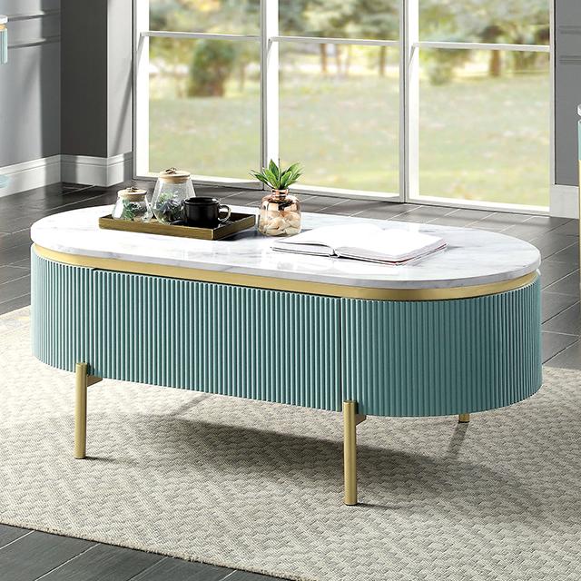 KOBLENZ Coffee Table, Light Teal image