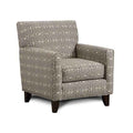 PARKER Gray/Pattern Chair, Crystal Pattern