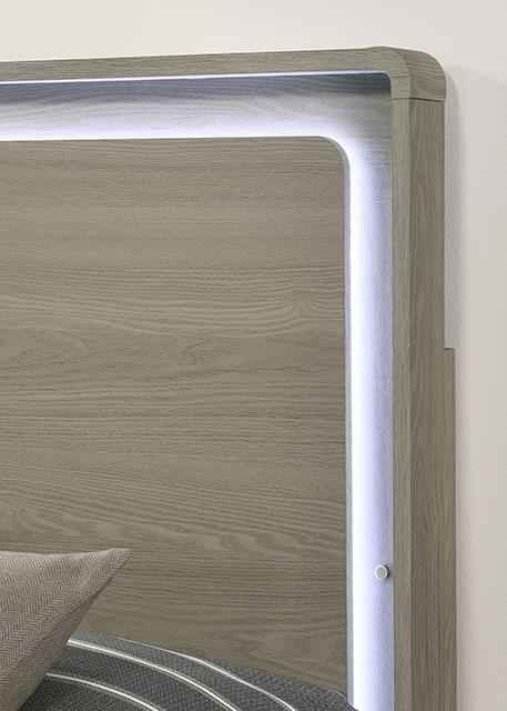 Rainier Queen Bedroom Set Gray