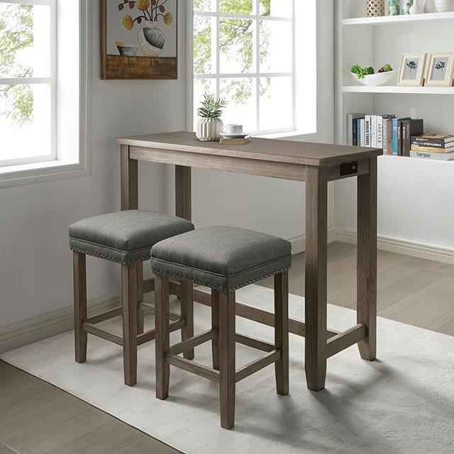 Caerleon 3 & 4 Piece Counter Ht. Set Gray & Blue