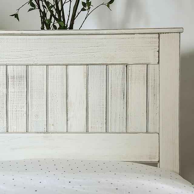 Rockwall Full, Queen, & Twin Bed White, Gray, & White