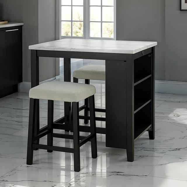Chalcedony 3 Pc. Dining Table Set