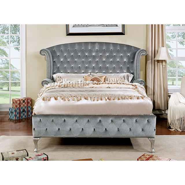 Alzir Night Stand Gray