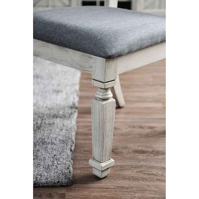 Georgia 6 Pc Dining Table Set with Bench