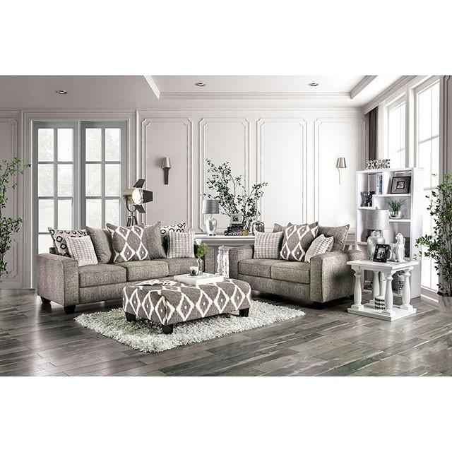 Basie Gray Love Seat
