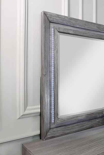 RAIDEN Mirror w/ LED, Gray