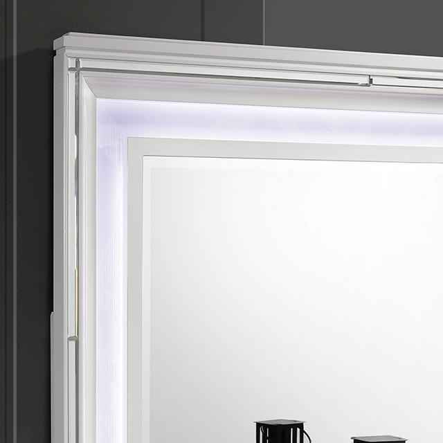 Emmeline Bed Silver & White