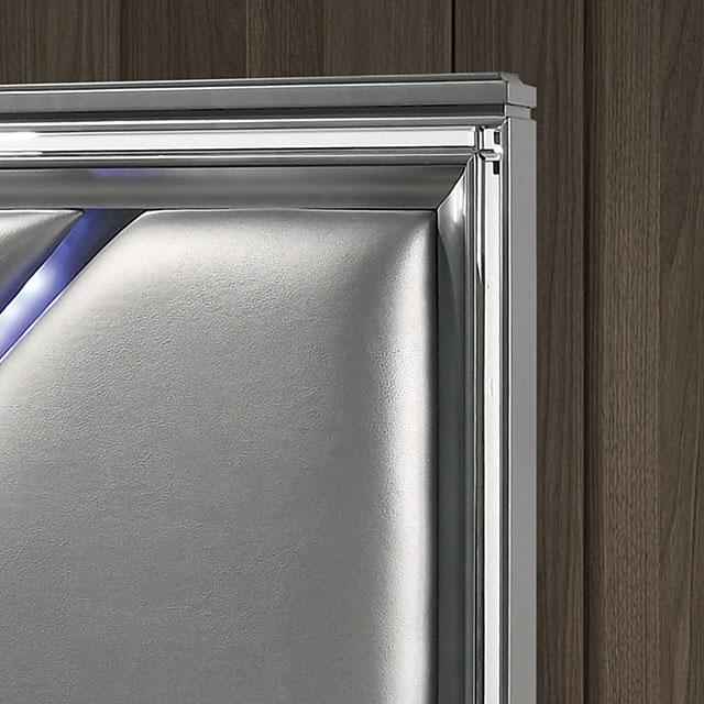 Emmeline Bed Silver & White