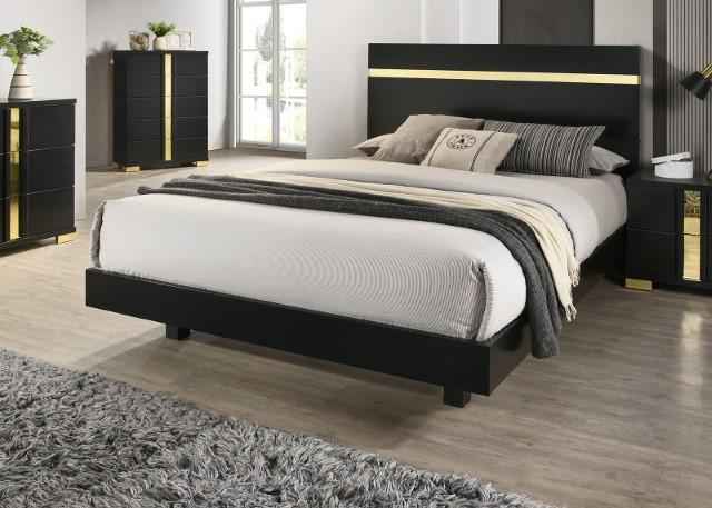 Lillestrom E.King, Queen, Full, & Full Bed Black & White
